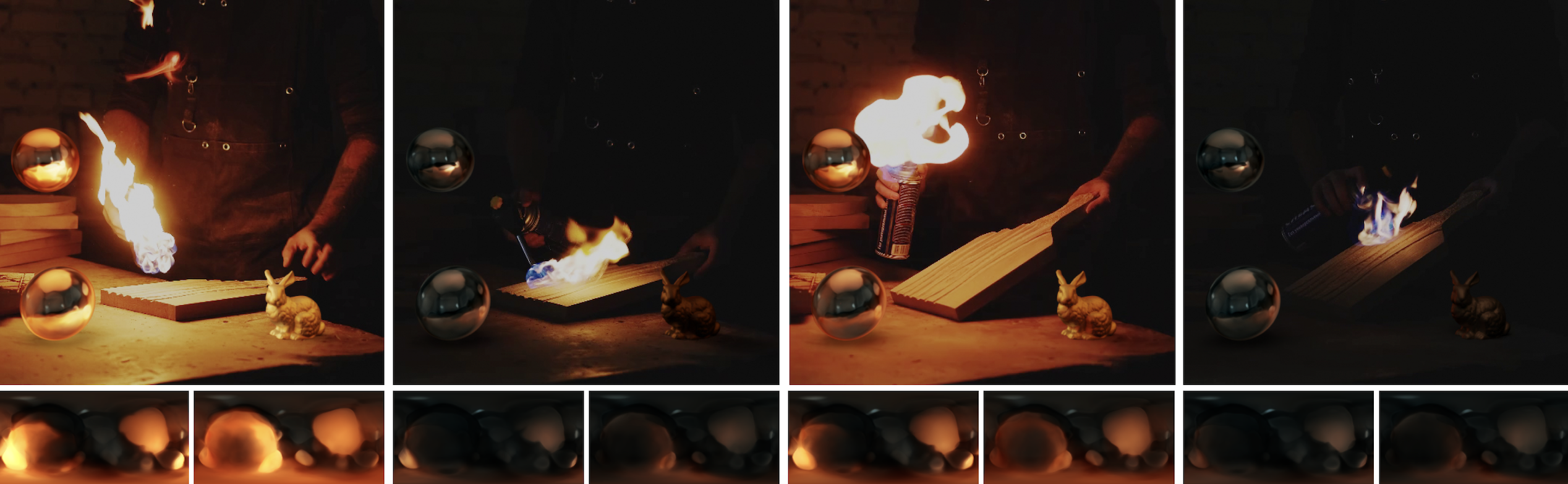 PhysDreamer teaser